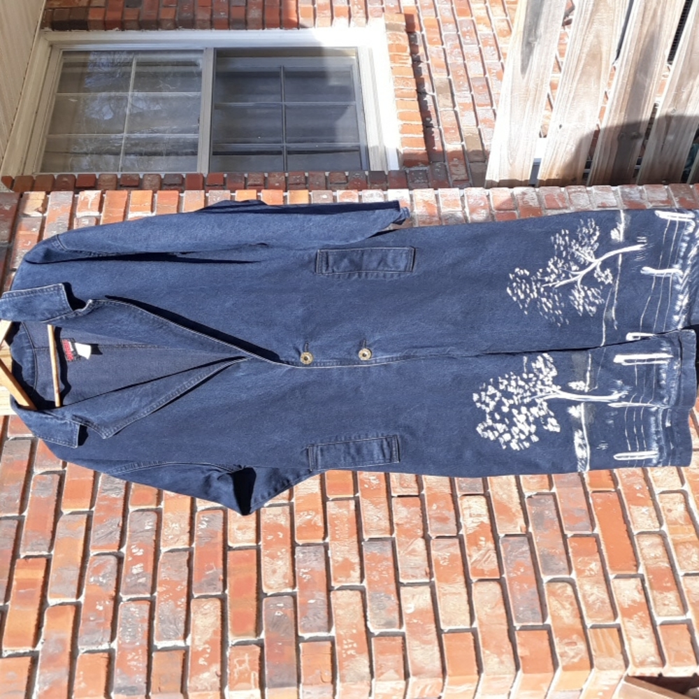 Vintage Denim Farmhouse Coat